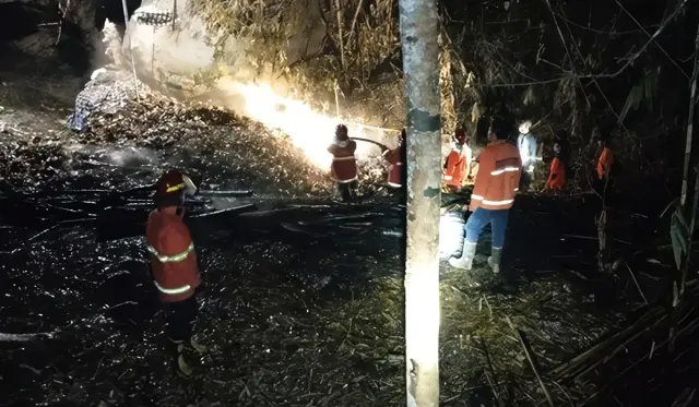 Kebakaran Lahan Karangasem: 17,6 Hektare Terbakar, Api Sempat Dekati Pura Goa Raja Besakih