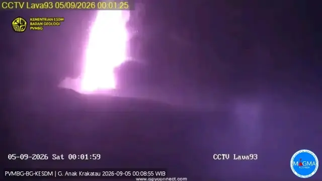 Anak Krakatau Erupsi Menerus, Dentuman Terdengar Jauh: Warga Dilarang Mendekat 3 Km